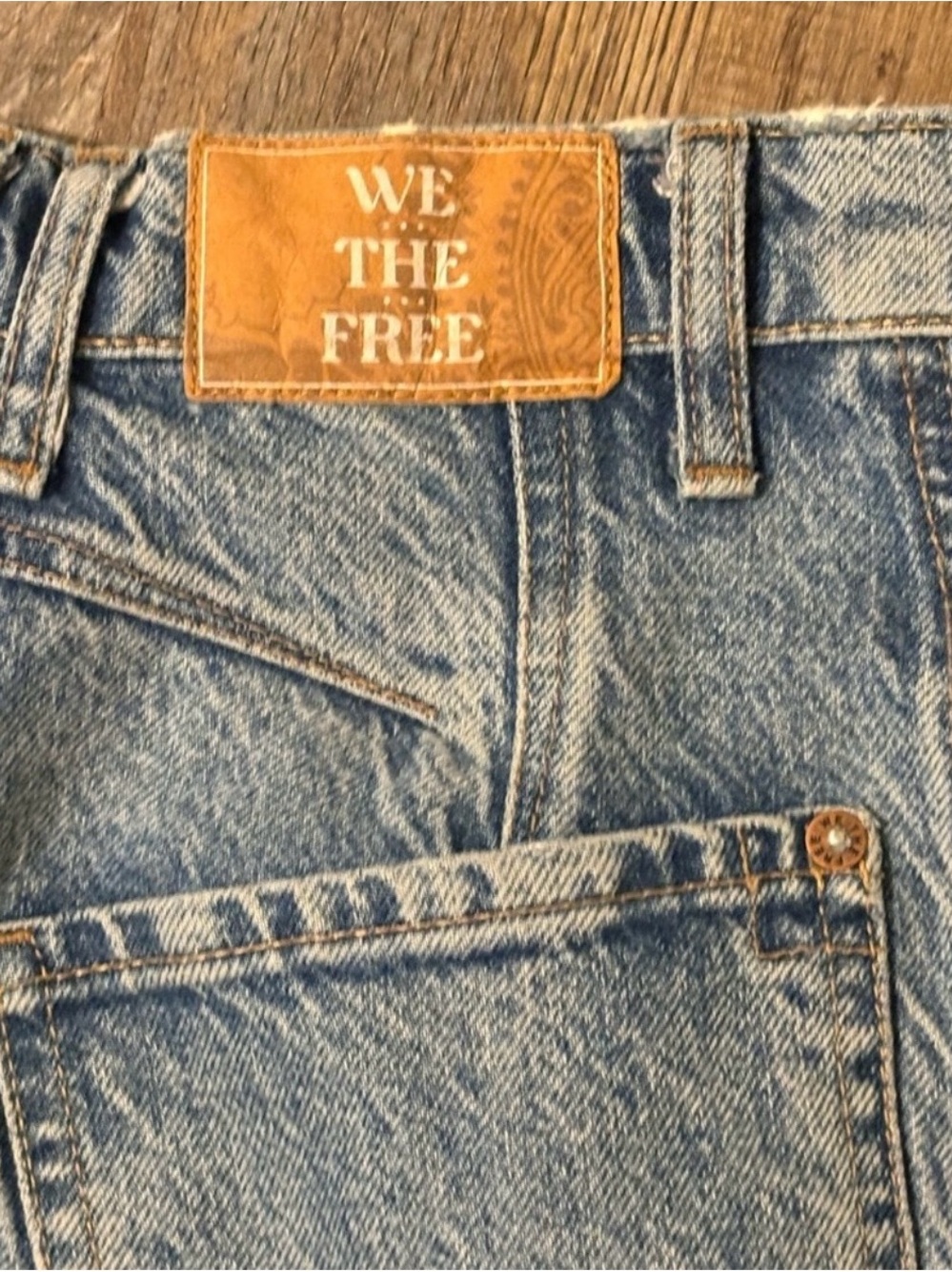 We The Free Light Blue Relaxed Fit Men's Jeans